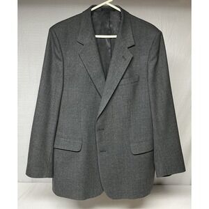Woodmere Suit Jacket Blazer Gray 2 Button Sport Coat Adult Men's Size 44 R